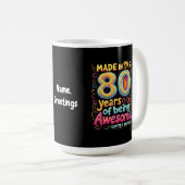 Gebildet 1945, 80 Jahre Phantastisch Kaffeetasse (VorderseiteRechts)