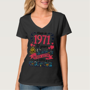 Gebildet 1971 51 Jahre Sonnenschein 51. Geburtstag T-Shirt