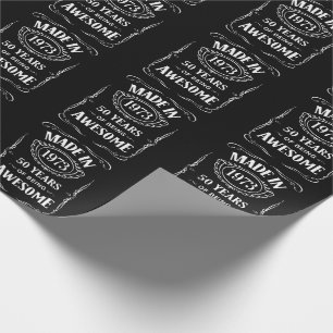 Gebildet 1973 50 Jahre phantastisch 2023 Tag Geschenkpapier