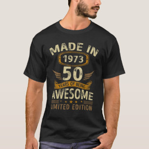 Gebildet 1973 50 Jahre Phantastisch für Birthda T-Shirt