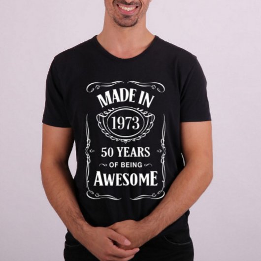 Gebildet 1973 50 Jahre phantastischer T - Shirt