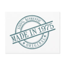 Gebildet 1975 Briefmarke-Logo für die Runde Gummi 