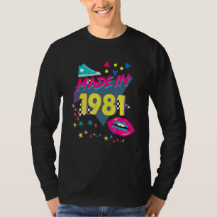 Gebildet 1981 41. Geburtstag 80er 90er 1990er 1980 T-Shirt