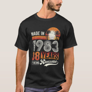 Gebildet 1983 38 Jahre Phantastisch Vintag 38 T T-Shirt