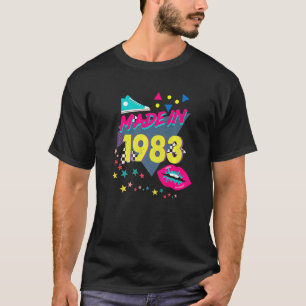 Gebildet 1983 39. Geburtstag 80er 90er 1990er 1980 T-Shirt