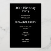 Gebildet 1983 40 Jahre phantastisch 2023 Tag Folieneinladung (Rückseite)