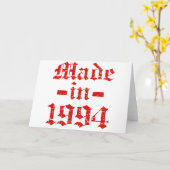 Gebildet 1994 karte (Gelbe Blume)