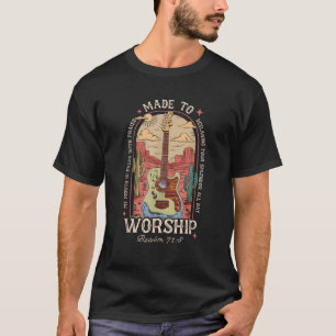 Gebildet an Boho Western Christlich Guitar West T-Shirt