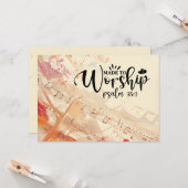 Gebildet Christliches Zitat Psalm 95:1 Bibel Karte (Vorderseite/Rückseite Beispiel)