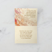 Gebildet Christliches Zitat Psalm 95:1 Bibel Karte (Innenseite)