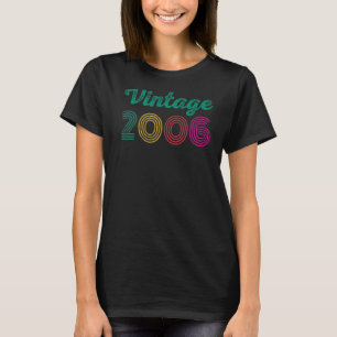 Gebildet im 16-jährigen Vintag 2006 16. Geburtstag T-Shirt