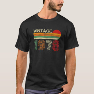 Gebildet im 44-jährigen Vintagen 1978 44. Geburtst T-Shirt
