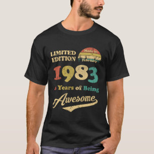 Gebildet im Februar 1983 40 Jahre Phantastisch T-Shirt
