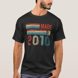 Gebildet im Jahr 2010 12. Geburtstag Geschenke Vin T-Shirt