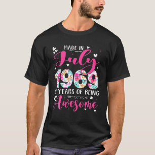 Gebildet im Juli 1969 Blume 52 Tage Outfit 52 Jahr T-Shirt