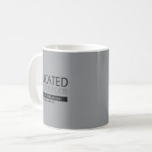 Gebildet Kaffeetasse (Vorderseite Links)