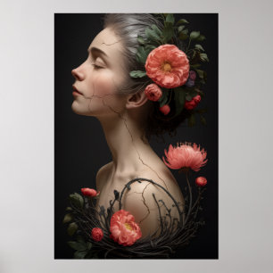 Gebildete Eleganz - Blüten des Souls Poster