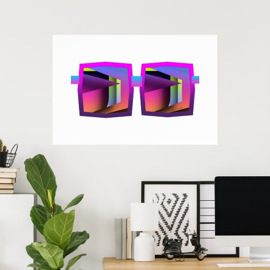 Gebildete Formen Poster (Heimbüro)