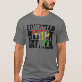 Gebildete Geschichte des schwarzen Vaters, Afrikan T-Shirt