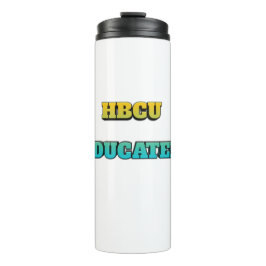 Gebildete HBCU Thermosbecher