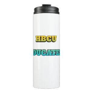 Gebildete HBCU Thermosbecher