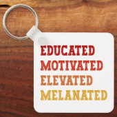 Gebildete motivierte, aufgereifte, melanierte Lehr Schlüsselanhänger (Vorderseite)