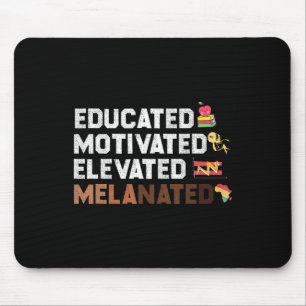 Gebildete motivierte Elevated Melanated African Am Mousepad