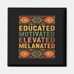 Gebildete Motivierte Erhöhte Melanisierte Schwarze Magnet