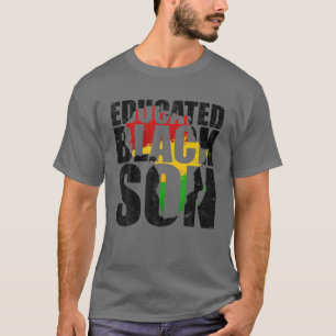 Gebildete schwarze Son Africa Stamm Proud History T-Shirt