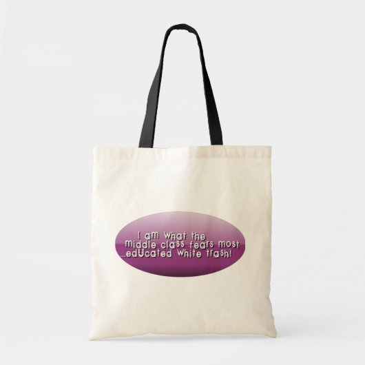 Gebildete Tasche des weißen Abfalls (Vorne)