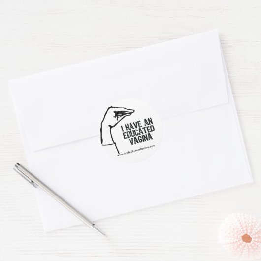 Gebildete Vagina Stickers (Umschlag)