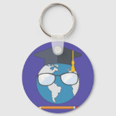 Gebildete Welt Schlüsselanhänger (Vorderseite)