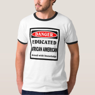 Gebildeter Afroamerikaner. T-Shirt