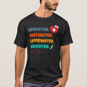Gebildeter Hingebungsvoller Krankenpfleger Tag Woc T-Shirt