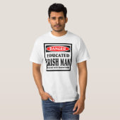 Gebildeter Irischer Mann T-Shirt (Vorne ganz)