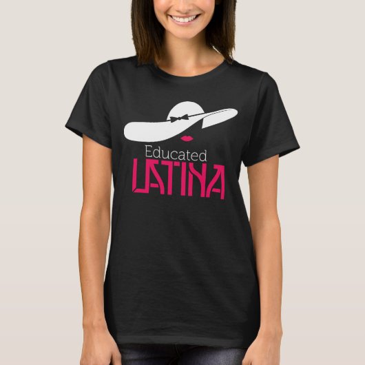 Gebildeter Latina-Abschluss T-Shirt (Vorderseite)