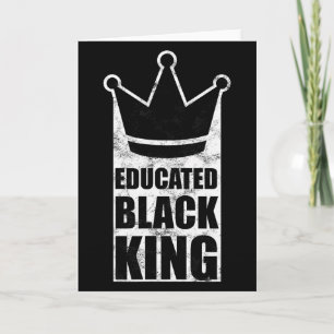Gebildeter schwarzer König Martin Luther King Tag Karte