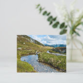Gebirgbrook Foto Postkarte. Norwegen Postkarte (Stehend Vorderseite)
