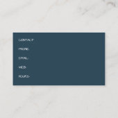 Gebirge Abstrakt blaue Landschaft Hintergrund Visitenkarte (Rückseite)