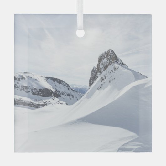 Gebirge | Achensee Zillertal, Österreich Ornament Aus Glas (Vorderseite)