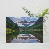 Gebirge | Aspen Colorado Dankeskarte (Stehend Vorderseite)