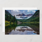 Gebirge | Aspen Colorado Dankeskarte (Vorne/Hinten)