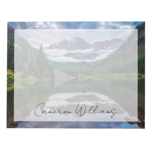 Gebirge | Aspen Colorado Notizblock (Vorderseite)