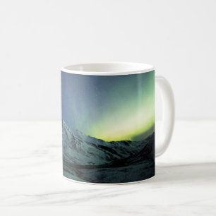 Gebirge   Aurora Borealis & Milky Way Alaska Kaffeetasse