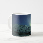 Gebirge | Aurora Borealis & Milky Way Alaska Kaffeetasse (Vorderseite Links)