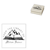 Gebirge aus der Bibliothek von, benutzerdefinierte Gummistempel (Stempel)