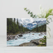 Gebirge | Banff National Park Alberta, Kanada Dankeskarte (Stehend Vorderseite)