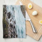 Gebirge | Banff National Park Alberta, Kanada Geschirrtuch (Viertel Falte)