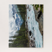 Gebirge | Banff National Park Alberta, Kanada Puzzle (Vertikal)
