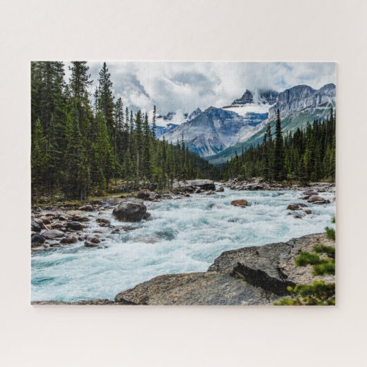 Gebirge | Banff National Park Alberta, Kanada Puzzle (Horizontal)
